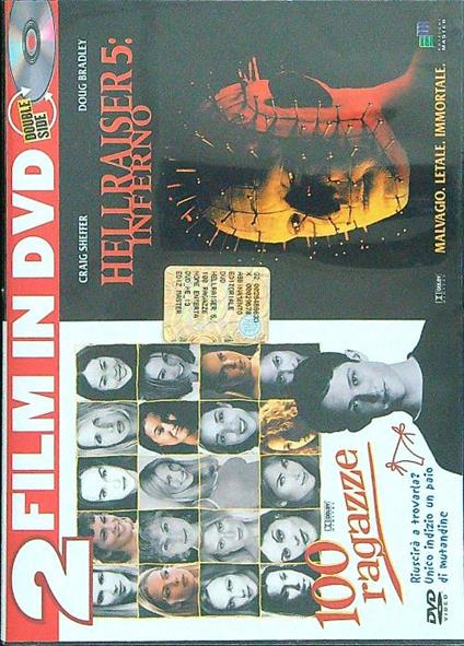 100 ragazze - Hellraiser 5: inferno DVD - copertina