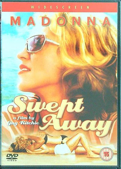 Swept away DVD - Guy Ritchie - copertina