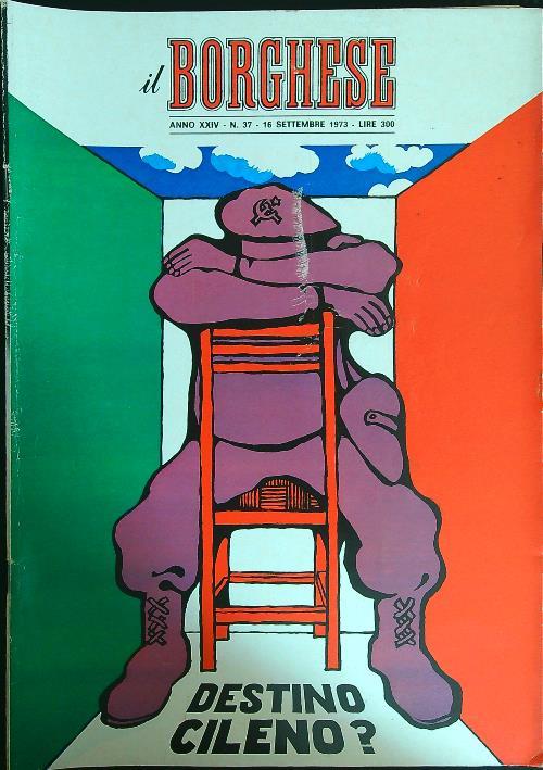 Il borghese n. 37/16 settembre 1973 - copertina