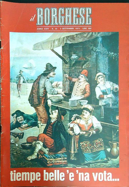 Il borghese n. 36/9 settembre 1973 - copertina