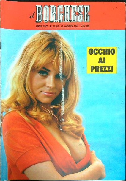 Il borghese n. 33-34/26 agosto 1973 - copertina