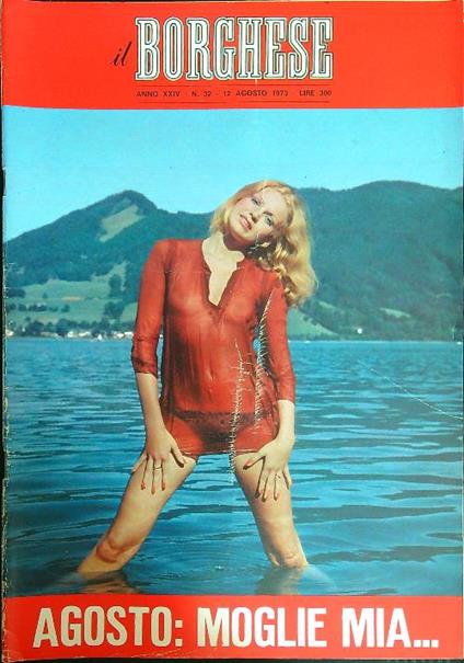 Il borghese n. 32/12 agosto 1973 - copertina