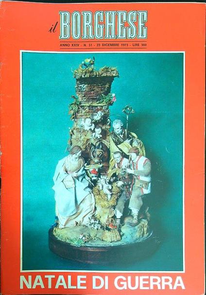 Il borghese n. 51/23 dicembre 1973 - copertina