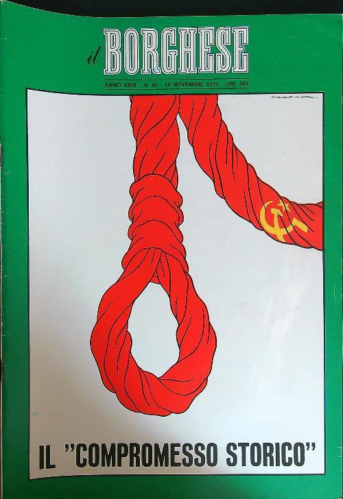 Il borghese n. 46/18 novembre 1973 - copertina