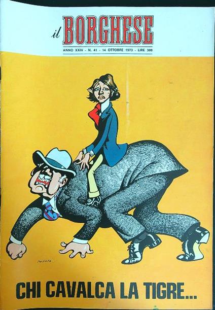 Il borghese n. 41/14 ottobre 1973 - copertina