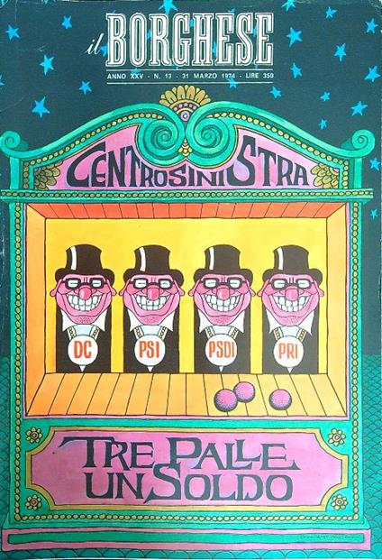 Il borghese n. 13/31 marzo 1974 - copertina
