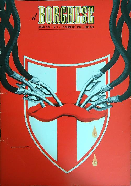 Il borghese n. 7/17 febbraio 1974 - copertina