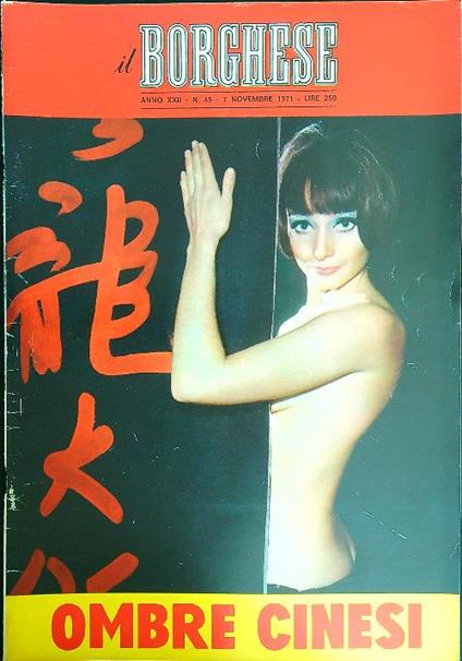 Il borghese n. 45/7 novembre 1971 - copertina
