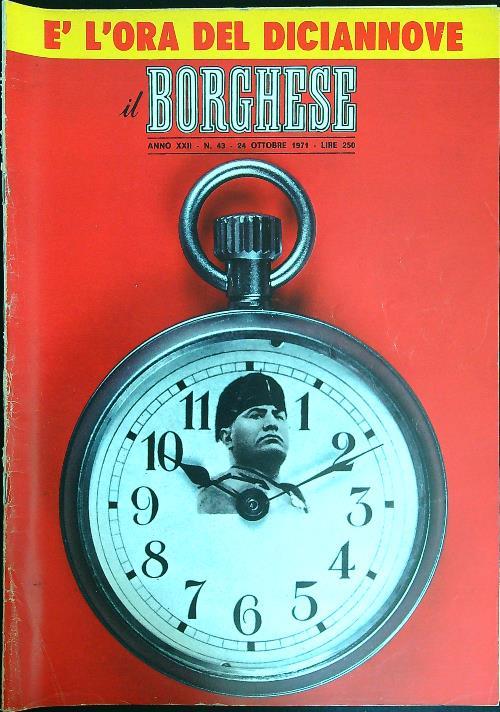 Il borghese n. 43/24 ottobre 1971