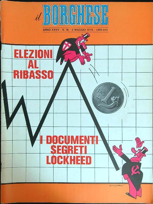 Il borghese n. 18/2 maggio 1976 - copertina