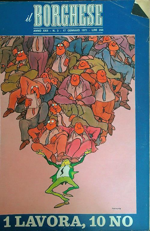Il borghese n. 3/17 gennaio 1971 - copertina