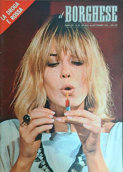 Il borghese n. 38/20 settembre 1970 - copertina