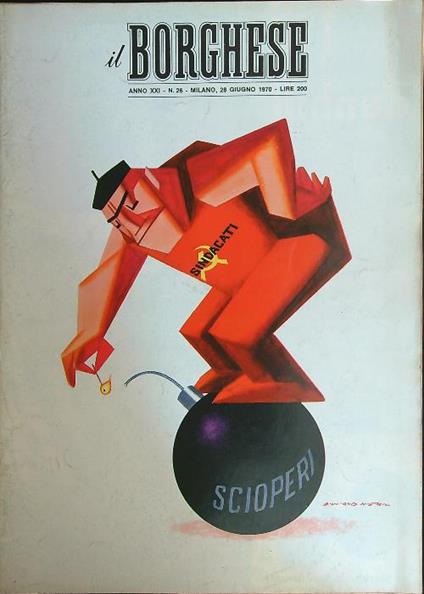 Il borghese n. 26/28 giugno 1970 - copertina