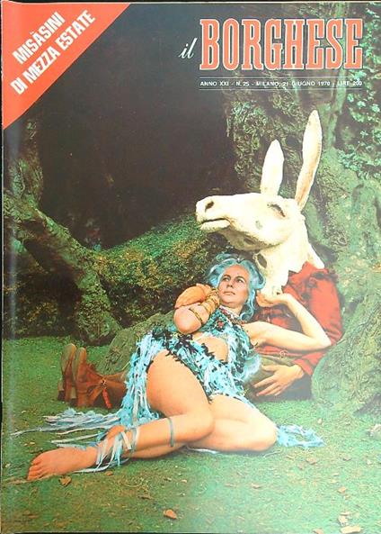 Il borghese n. 25/21 giugno 1970 - copertina