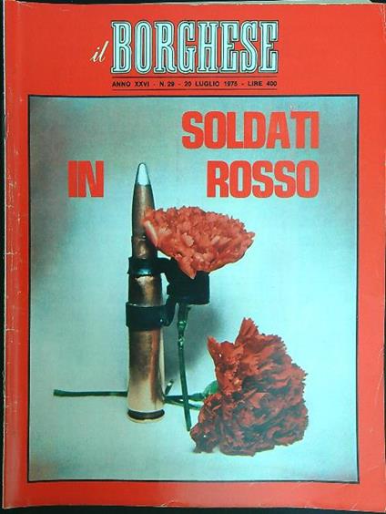 Il borghese n. 29/20 luglio 1975 - copertina