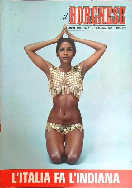 Il borghese n. 11/14 marzo 1971 - copertina