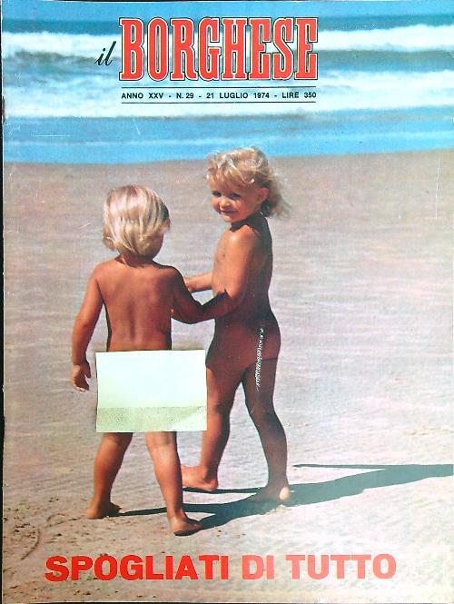 Il borghese n. 29/21 luglio 1974 - copertina