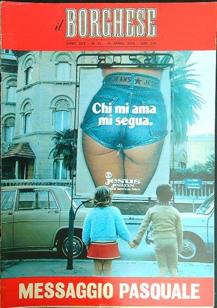 Il borghese n. 15/14 aprile 1974 - copertina
