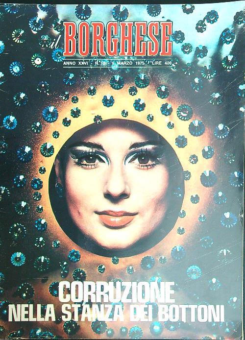 Il borghese n. 10/9 marzo 1975 - copertina