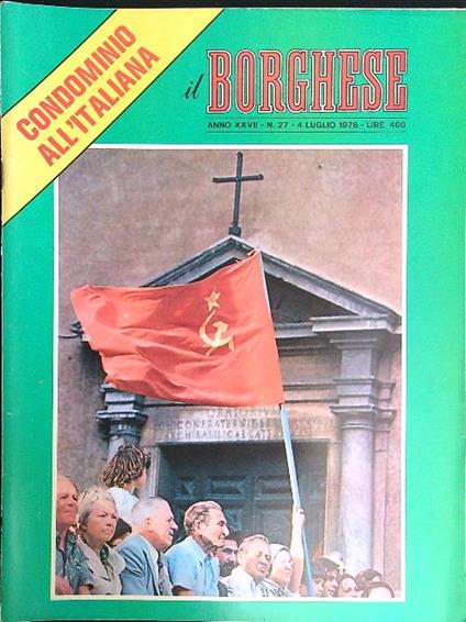il borghese n. 27/4 luglio 1976 - copertina