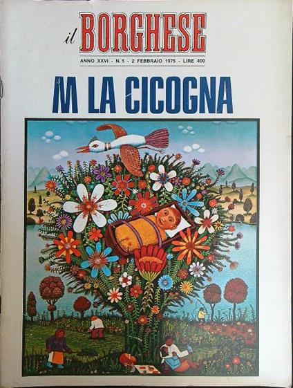 Il borghese n. 5/2 febbraio 1975 - copertina
