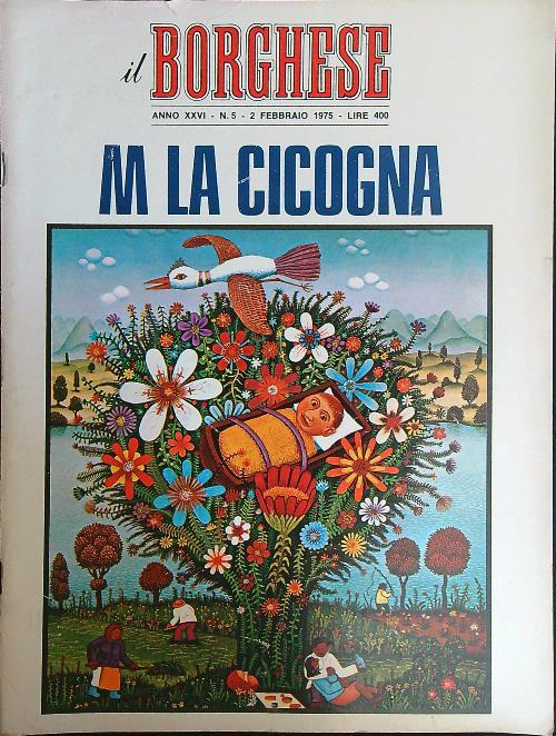 Il borghese n. 5/2 febbraio 1975 - copertina