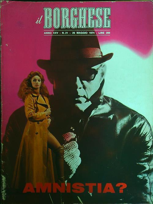 Il borghese n. 21/26 maggio 1974 - copertina