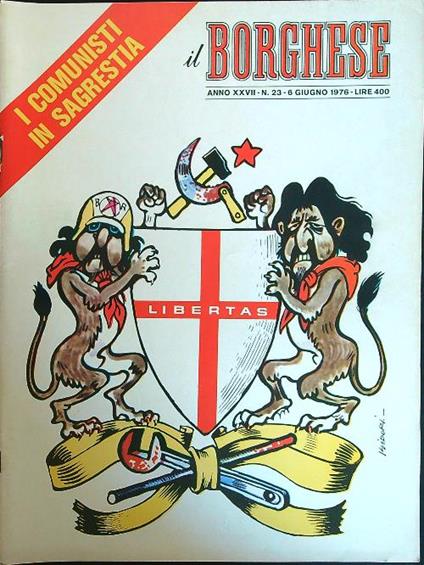 Il borghese n. 23/6 giugno 1976 - copertina
