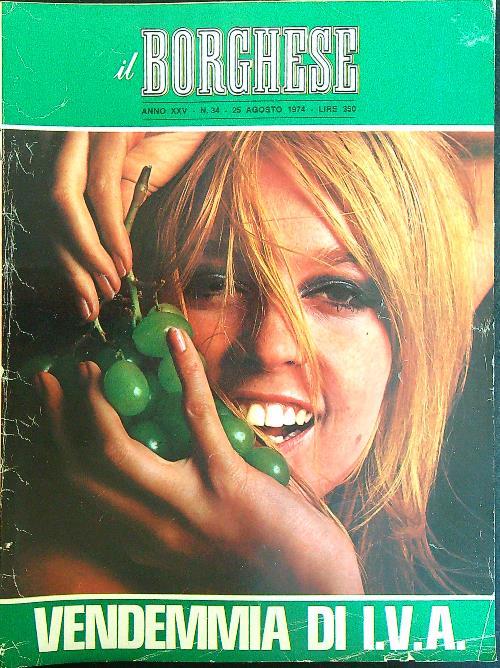 Il borghese n. 34/25 agosto 1974
