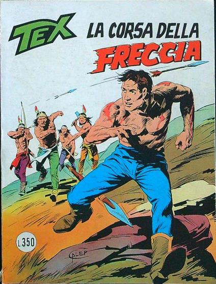 La corsa della freccia - Tex - copertina