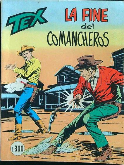 La fine dei comancheros - Tex - copertina