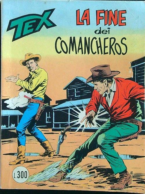 La fine dei comancheros - Tex - copertina
