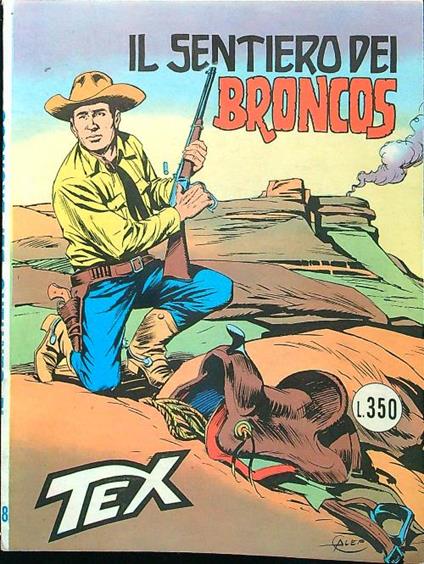 Il sentiero dei Broncos - Tex - copertina