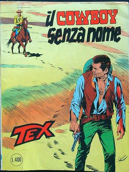 Il cowboy senza nome - Tex - copertina