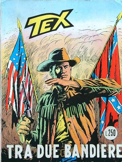 Tra due bandiere - Tex - copertina