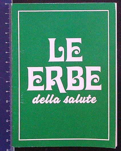 Le erbe della salute - copertina