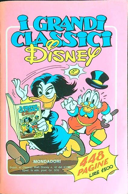 I grandi classici Disney - copertina