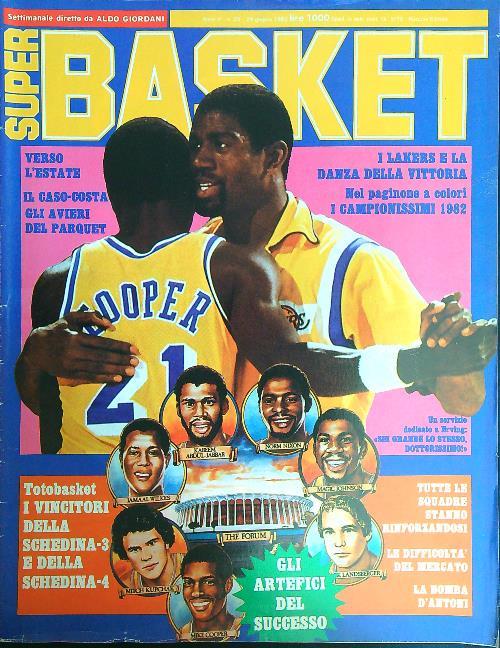 Super Basket n. 25 - 24 giugno 1982 - copertina