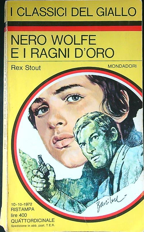 Nero Wolfe e i ragni d'oro - Rex Stout - copertina