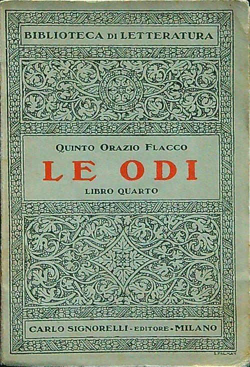 Le odi libro quarto