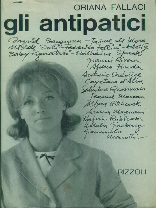 Gli antipatici - Oriana Fallaci - copertina