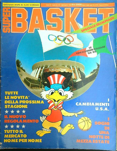 Super Basket n. 26 - luglio/agosto 1984 - copertina