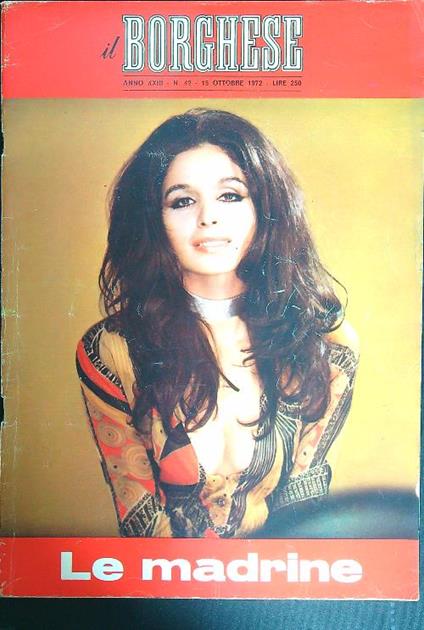 Il borghese n. 42/15 ottobre 1972 - copertina