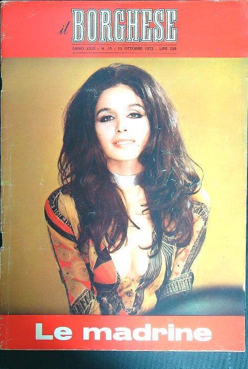 Il borghese n. 42/15 ottobre 1972 - copertina