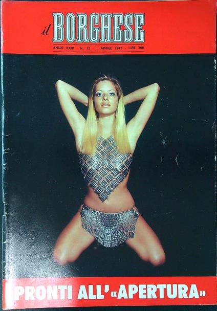 Il borghese n. 13/1 aprile 1973 - copertina