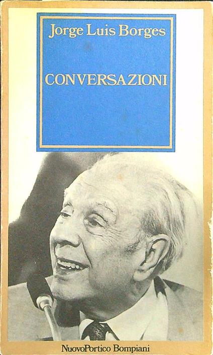 Conversazioni - Jorge L. Borges - copertina