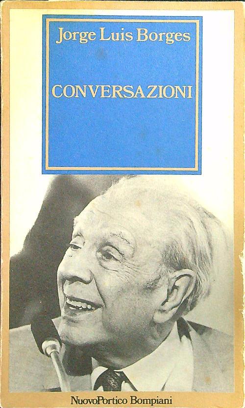 Conversazioni - Jorge L. Borges - copertina