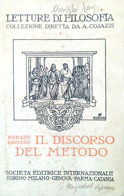 Il discorso del metodo - Renato Cartesio - copertina