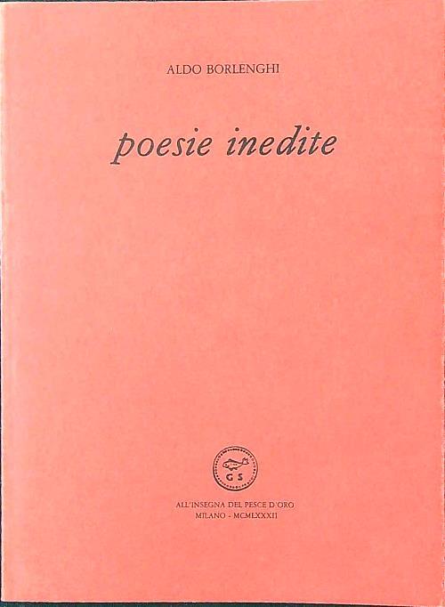 Poesie inedite