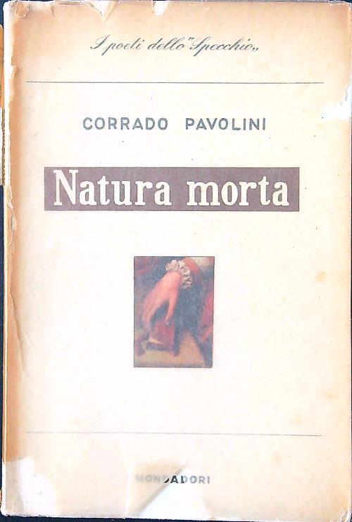Natura morta - Corrado Pavolini - copertina